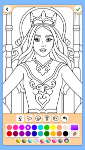 اسکرین شات بازی Princess Coloring Game 1