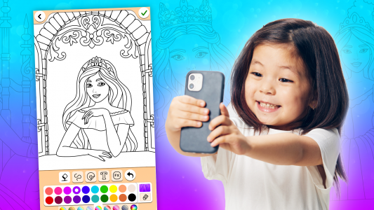 اسکرین شات بازی Princess Coloring Game 5