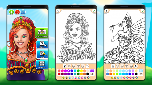 اسکرین شات بازی Princess Coloring Game 6