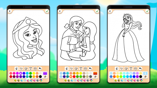 اسکرین شات بازی Princess Coloring Game 6