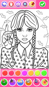 اسکرین شات برنامه Princess Coloring Game Glitter 5