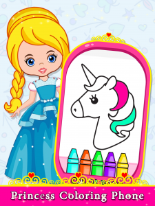 اسکرین شات بازی Princess Baby Phone games 2