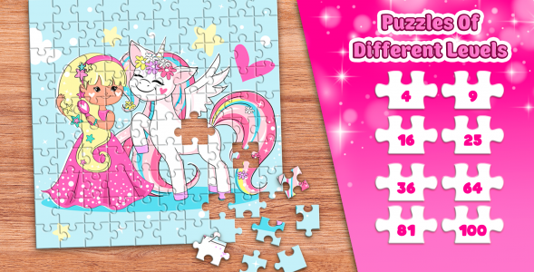 اسکرین شات 3 بازی Princess Game Puzzles for Kids