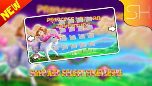 اسکرین شات بازی Princess unicorn adventure jungle 2