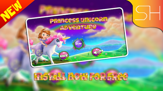 اسکرین شات بازی Princess unicorn adventure jungle 1