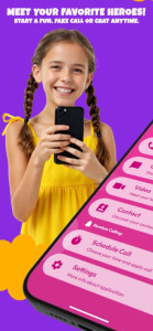 اسکرین شات 1 برنامه Princess fake video call