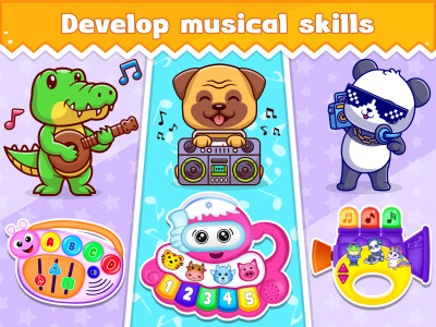 اسکرین شات 7 بازی Baby Piano Kids Music Games