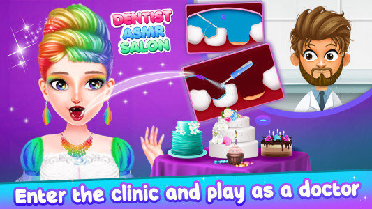 اسکرین شات 4 بازی Dentist ASMR Salon Girl Games