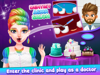 اسکرین شات بازی Dentist ASMR Salon Girl Games 5