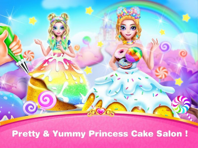 اسکرین شات برنامه Queen Cakes Maker- Princess Cake Baking Salon 1