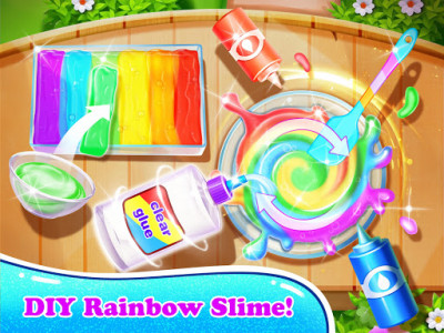 اسکرین شات برنامه Giant Unicorn Slime Simulator-Rainbow Slime Games 3