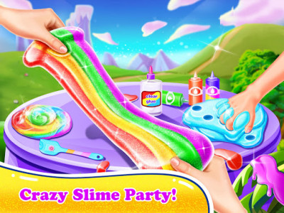اسکرین شات برنامه Giant Unicorn Slime Simulator-Rainbow Slime Games 1