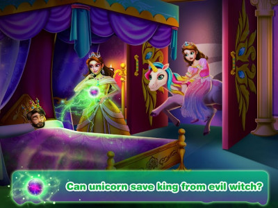 اسکرین شات بازی Unicorn Princess 4 — Evil Witch Salon Game 2