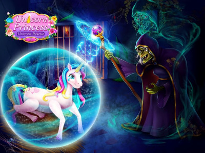 اسکرین شات برنامه Unicorn Princess 5 – Unicorn Rescue Salon Games 1