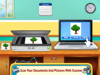 اسکرین شات بازی Printer Machine & Scanner Learning Simulator 7
