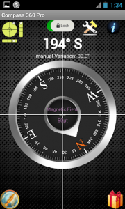 اسکرین شات برنامه Compass 360 Pro Free 1