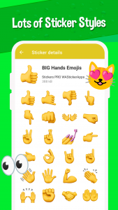 اسکرین شات برنامه Stickers Emojis WAStickerApps 7