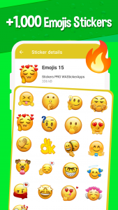 اسکرین شات برنامه Stickers Emojis WAStickerApps 3