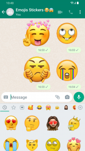 اسکرین شات برنامه Stickers Emojis WAStickerApps 8