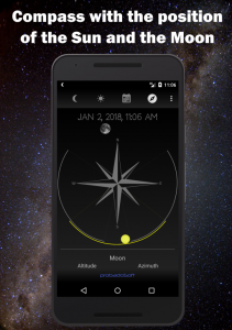 اسکرین شات 4 برنامه Moon Phase Calendar