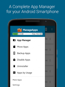 اسکرین شات برنامه ManageApps 1