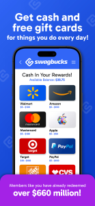 اسکرین شات 1 برنامه Swagbucks Play Games + Surveys
