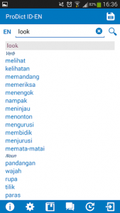 اسکرین شات برنامه Indonesian-English dictionary 2