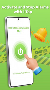 اسکرین شات 4 برنامه Don't Touch My Phone: Alarm