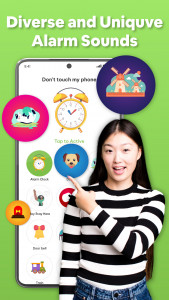اسکرین شات 3 برنامه Don't Touch My Phone: Alarm