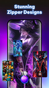 اسکرین شات 1 برنامه Zipper Lock Screen & Door Lock