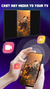 اسکرین شات 1 برنامه Screen Mirroring - TV Miracast