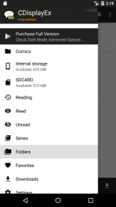اسکرین شات 3 برنامه CDisplayEx Comic Reader Lite