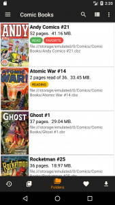 اسکرین شات 1 برنامه CDisplayEx Comic Reader Lite