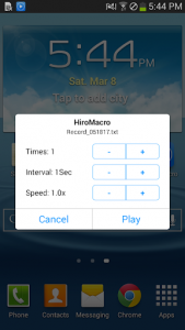 اسکرین شات برنامه HiroMacro Auto-Touch Macro 3