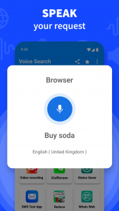 اسکرین شات برنامه Voice Search: Search Assistant 3