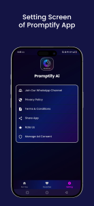 اسکرین شات 4 برنامه Promptify: AI photo editing