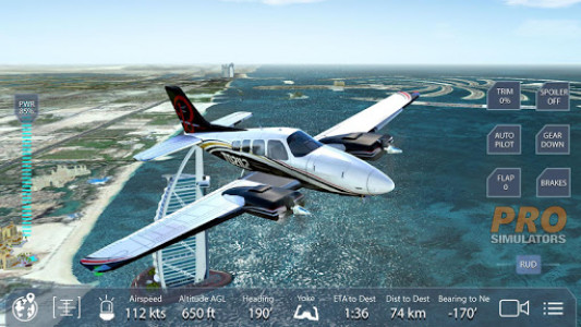 اسکرین شات بازی Pro Flight Simulator - Dubai 7