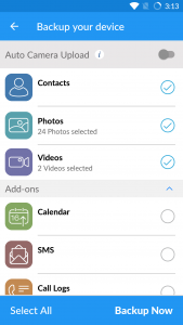 اسکرین شات برنامه IDrive Online Backup 2
