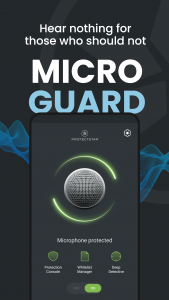 اسکرین شات 1 برنامه Microphone Blocker & Guard