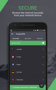 اسکرین شات برنامه ProtonVPN (Outdated) - See new app link below 1