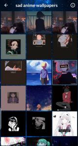 اسکرین شات برنامه sad anime wallpapers 5