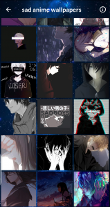 اسکرین شات برنامه sad anime wallpapers 3
