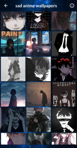 اسکرین شات برنامه sad anime wallpapers 2