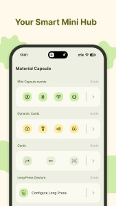اسکرین شات 1 برنامه Material Capsule: Dynamic UI