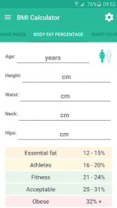 اسکرین شات برنامه BMI Calculator - Weight Loss 3