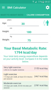 اسکرین شات برنامه BMI Calculator - Weight Loss 6