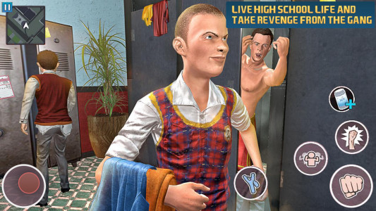 اسکرین شات برنامه School Gangster Grand Crime 3D 5
