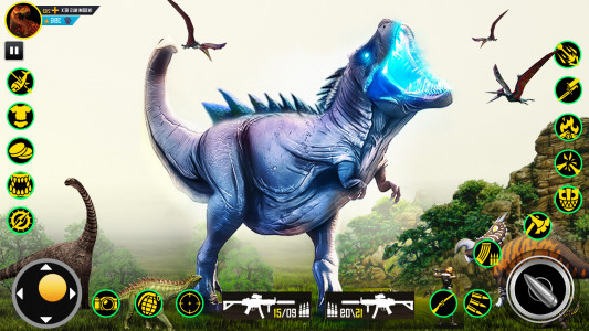 اسکرین شات بازی Wild Dinosaur Game Hunting Sim 1