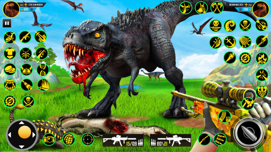 اسکرین شات بازی Wild Dinosaur Game Hunting Sim 2