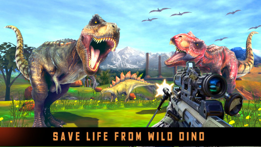 اسکرین شات بازی Wild Dinosaur Game Hunting Sim 6